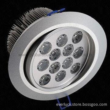 12W High-power LED Downlight with 85-265V AC Voltage